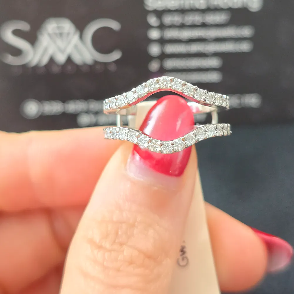 Wedding Band in 14KT White Gold | 1407