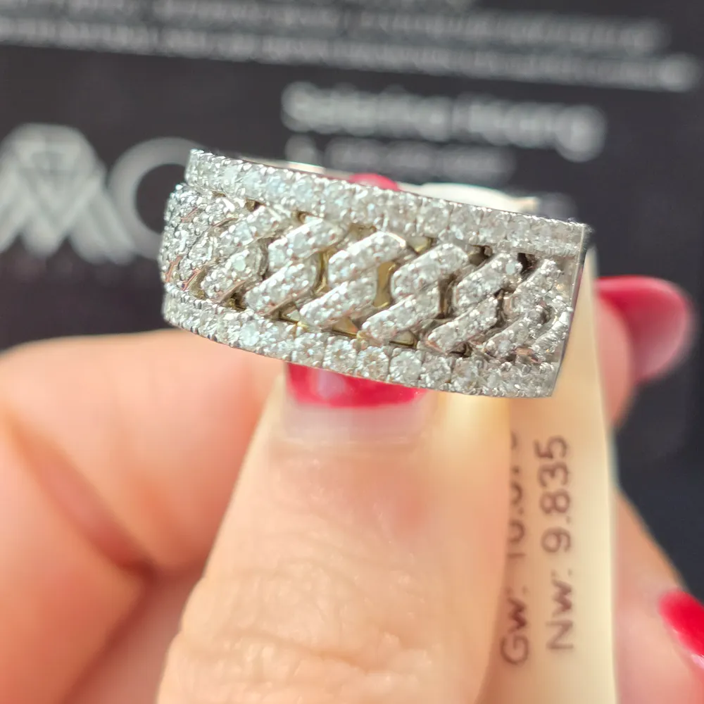 Wedding Band in 14KT White Gold | 1507