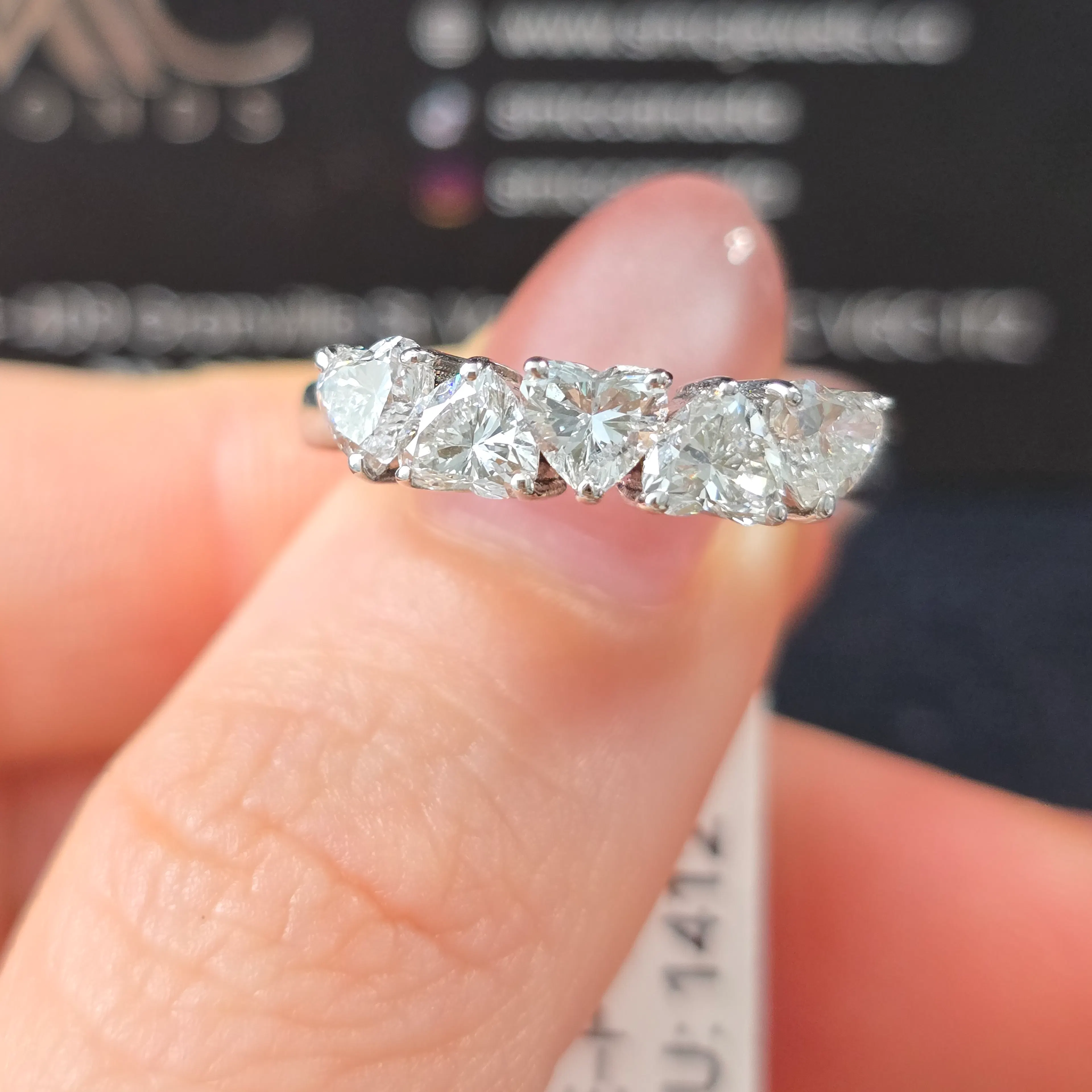 Diamond Ring in 14KT White Gold | 1412