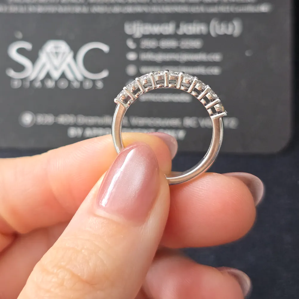 Wedding Band in 14KT White Gold | 1404