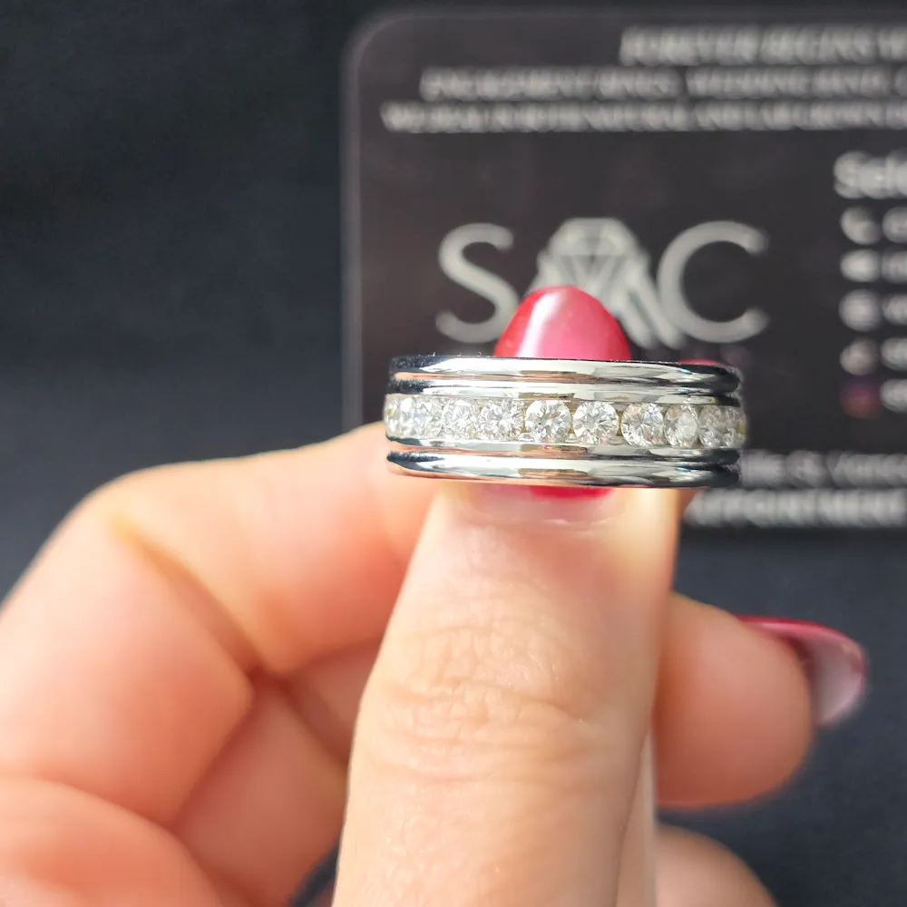Wedding Band in 14KT White Gold | 1505