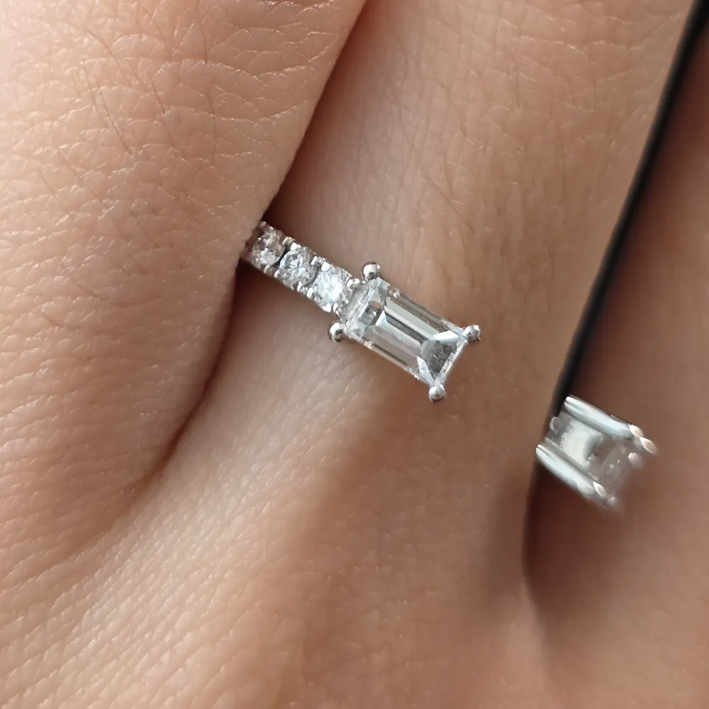 Wedding Band in 14KT White Gold | 1436