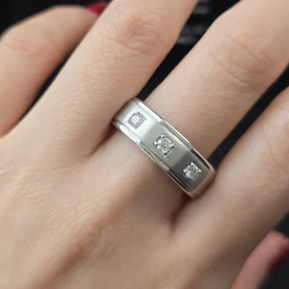 Wedding Band in 14KT White Gold | 1511