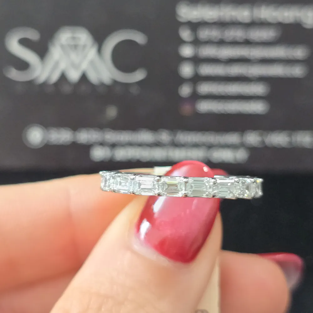 Wedding Band in 14KT White Gold | 1419