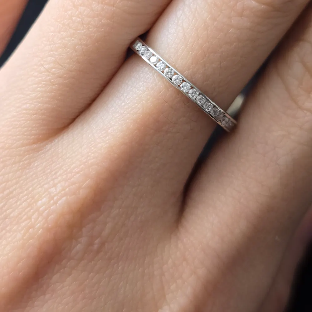 Wedding Band in 14KT White Gold | 1423