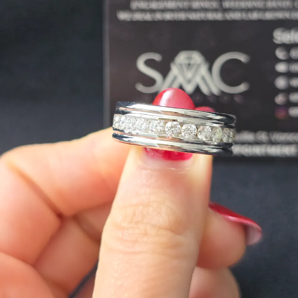Wedding Band in 14KT White Gold | 1505