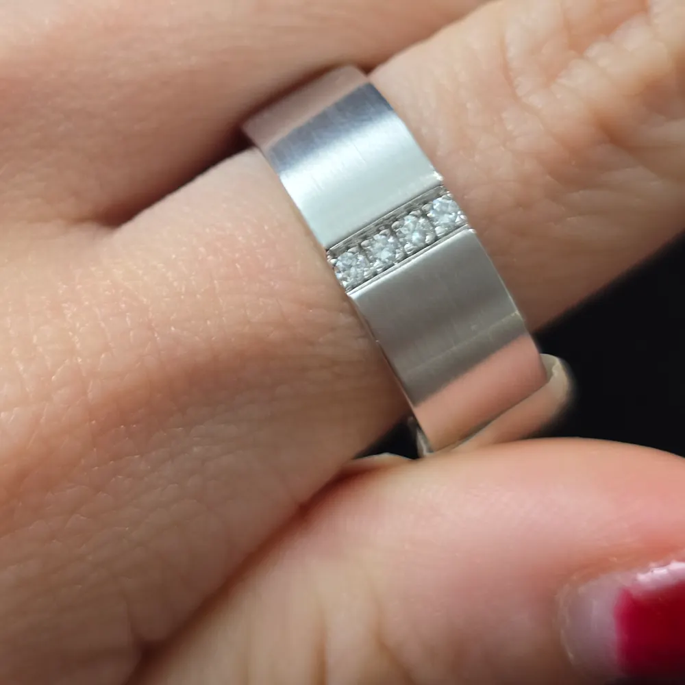 Wedding Band in 14KT White Gold | 1514