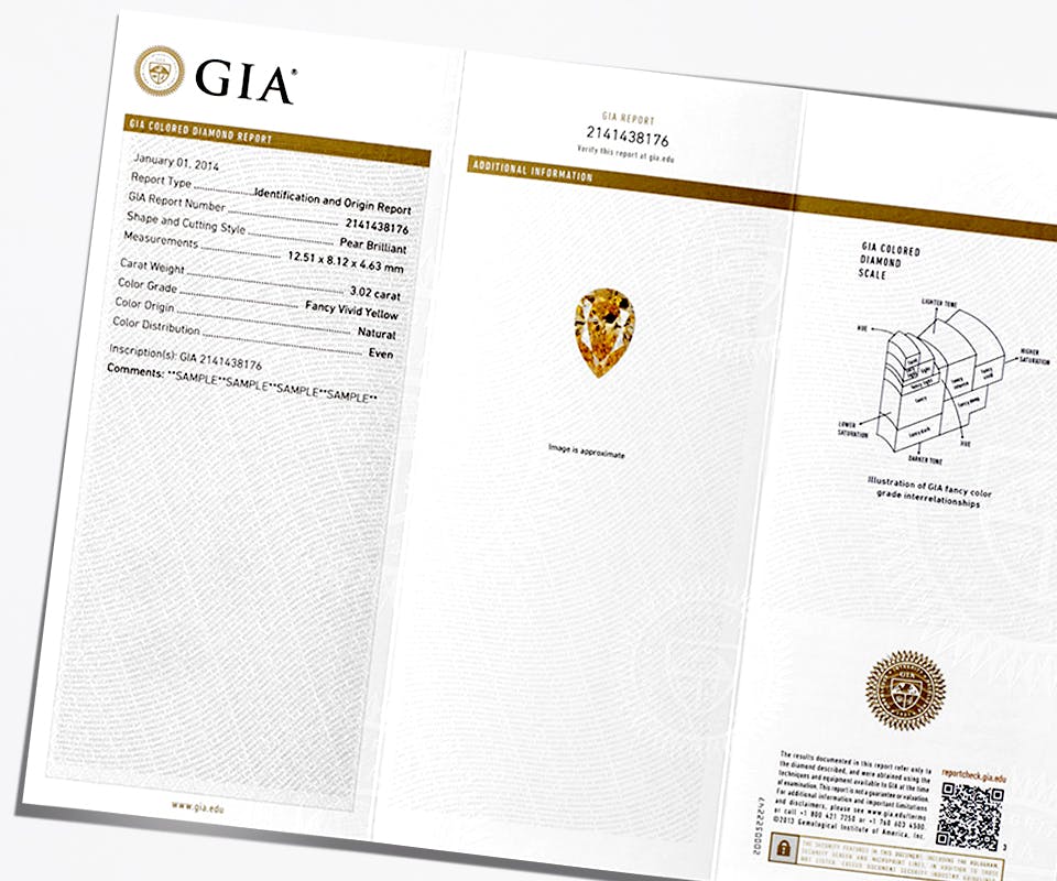 GIA Lab-Grown Diamond Grading Report