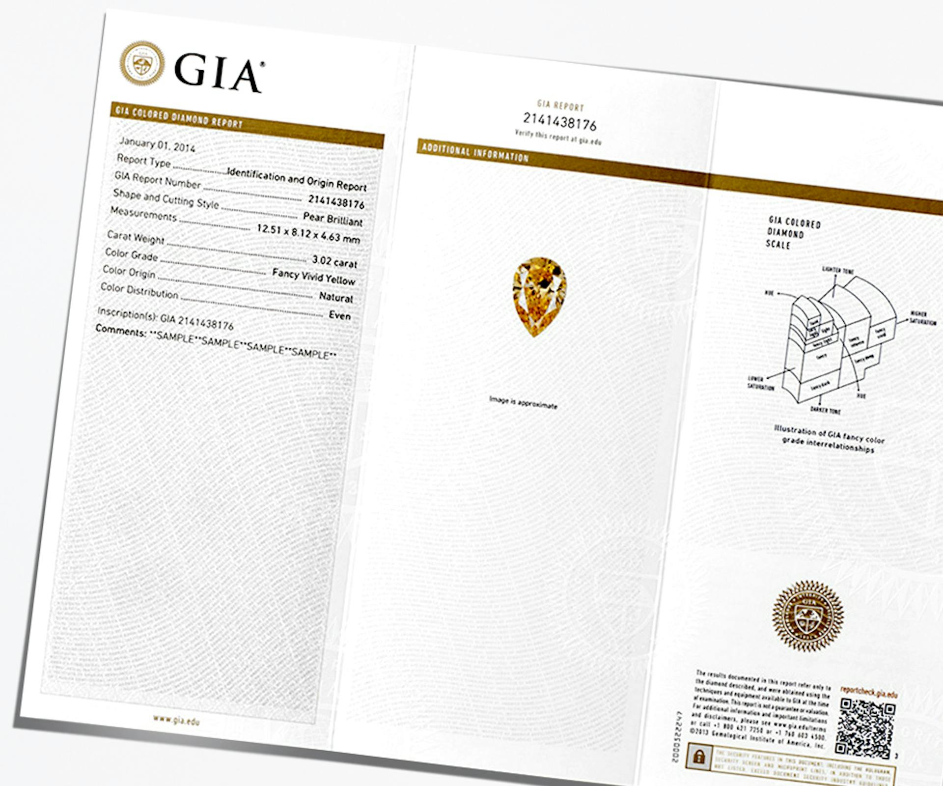 GIA Lab-Grown Diamond Grading Report