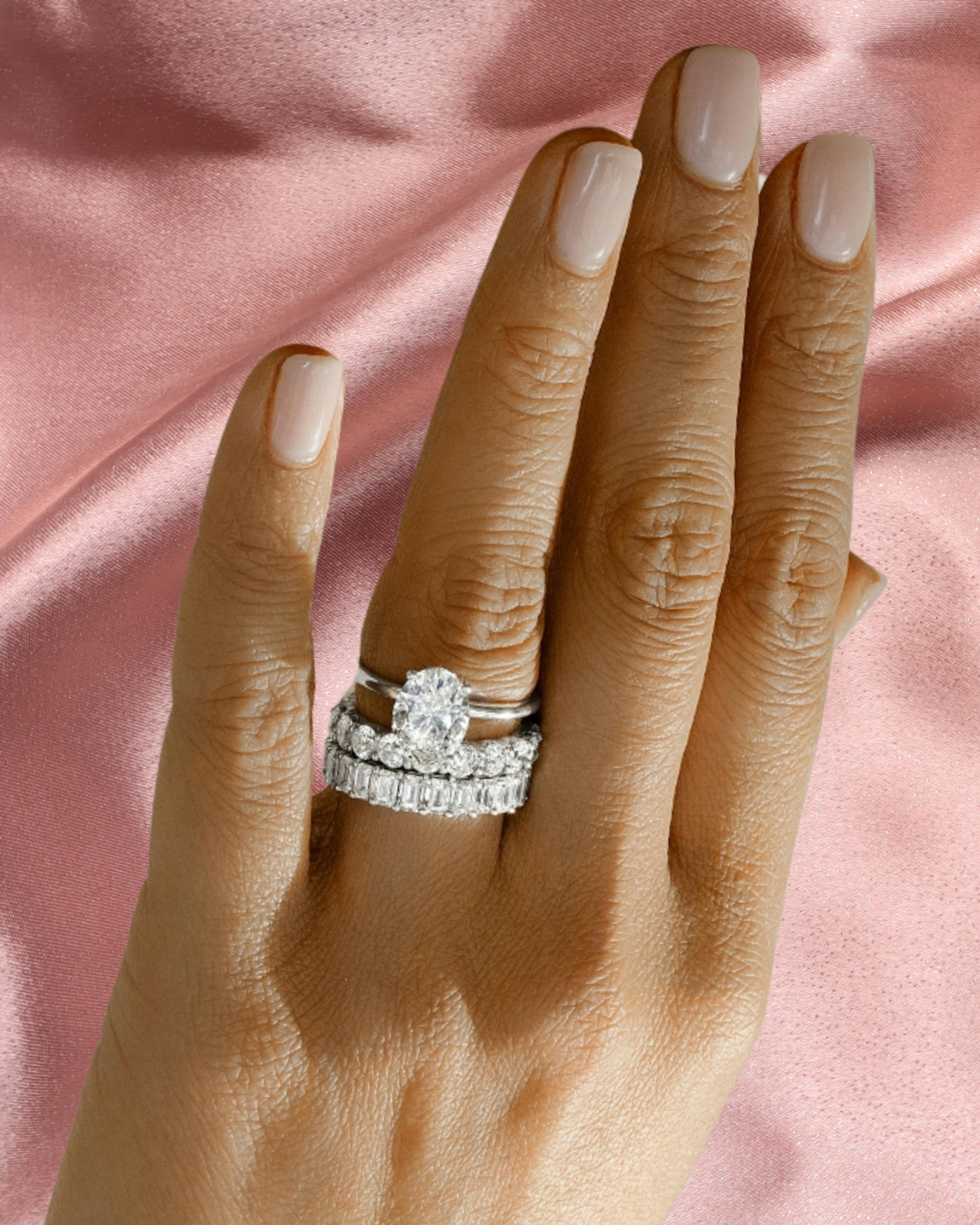 Engagement Ring and Wedding Band Pairing