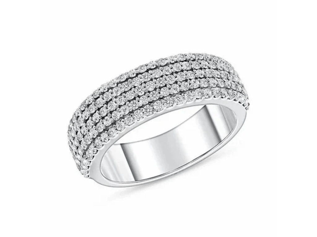 Pavé Diamond Wedding Band