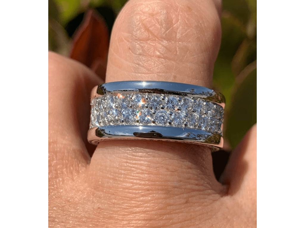 Pavé Diamond Wedding Band