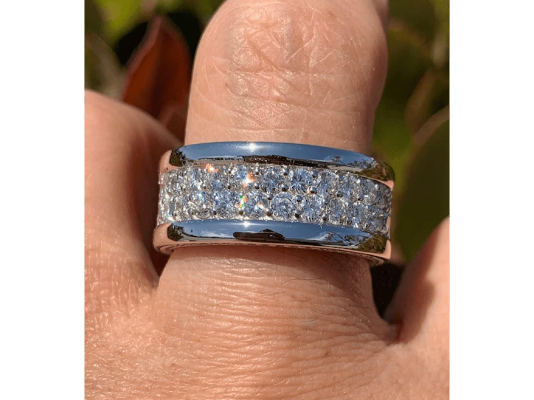 Pavé Diamond Wedding Band