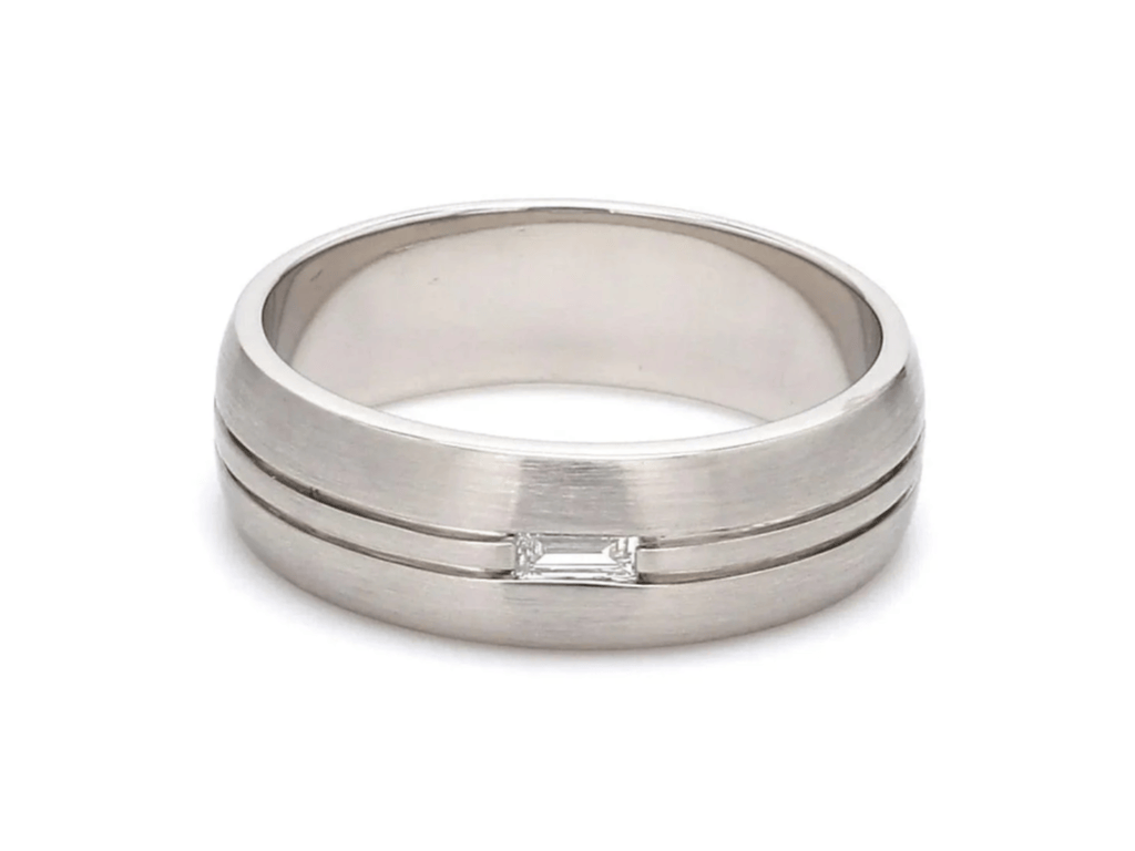 Baguette Diamond Wedding Band