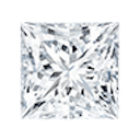 Natural Princess Cut Diamond