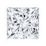 Natural Princess Cut Diamond