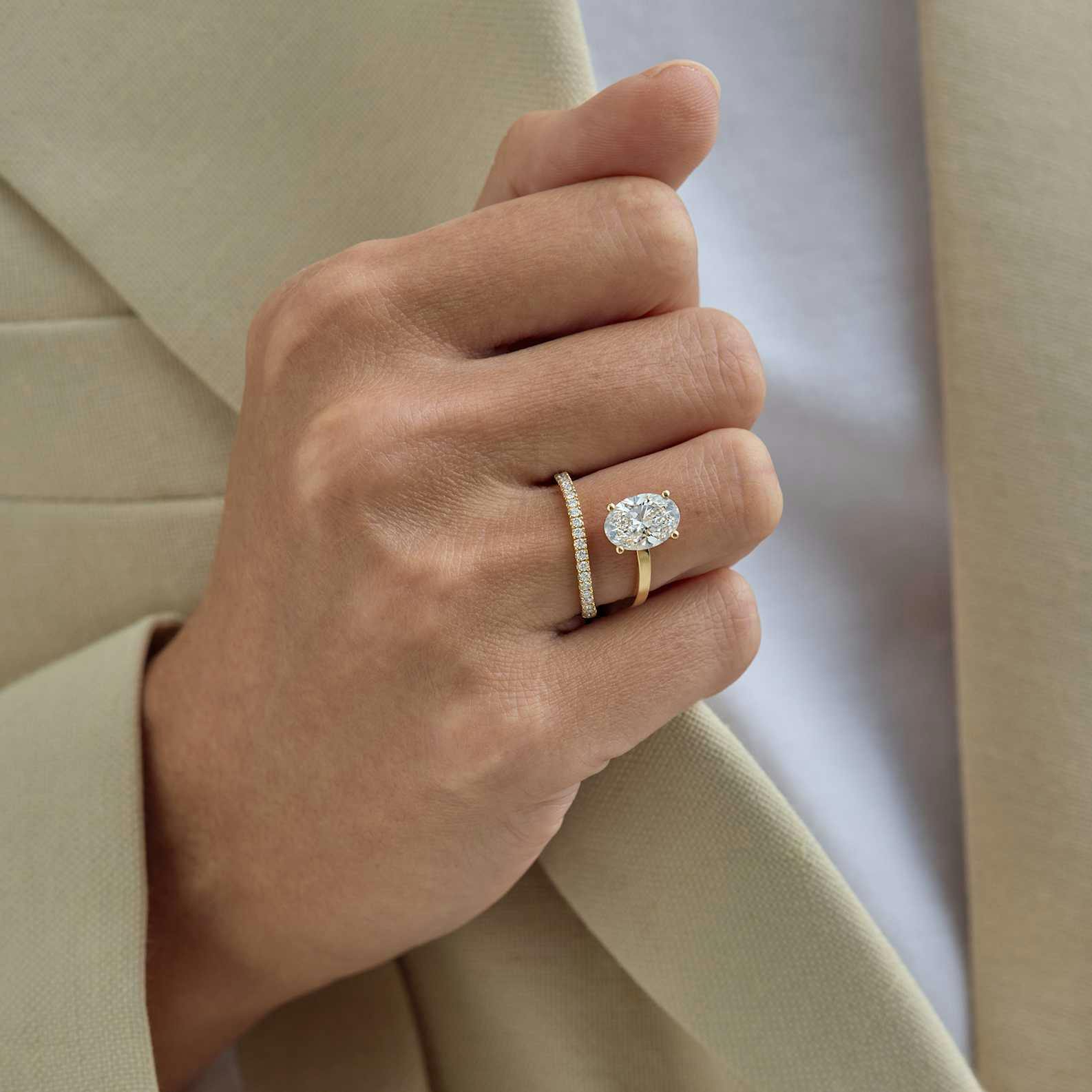 Pavé Engagement Rings