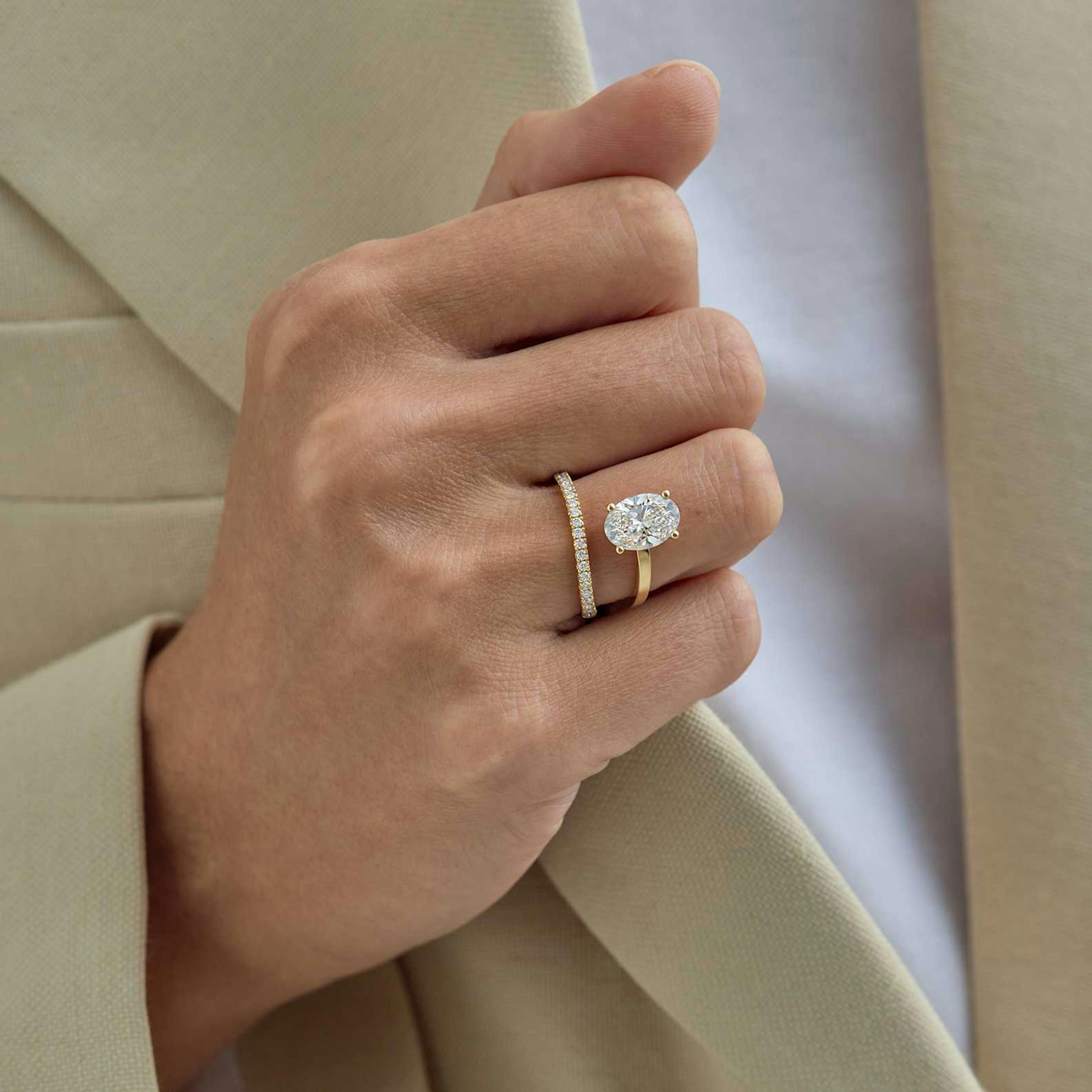 Pavé Engagement Rings