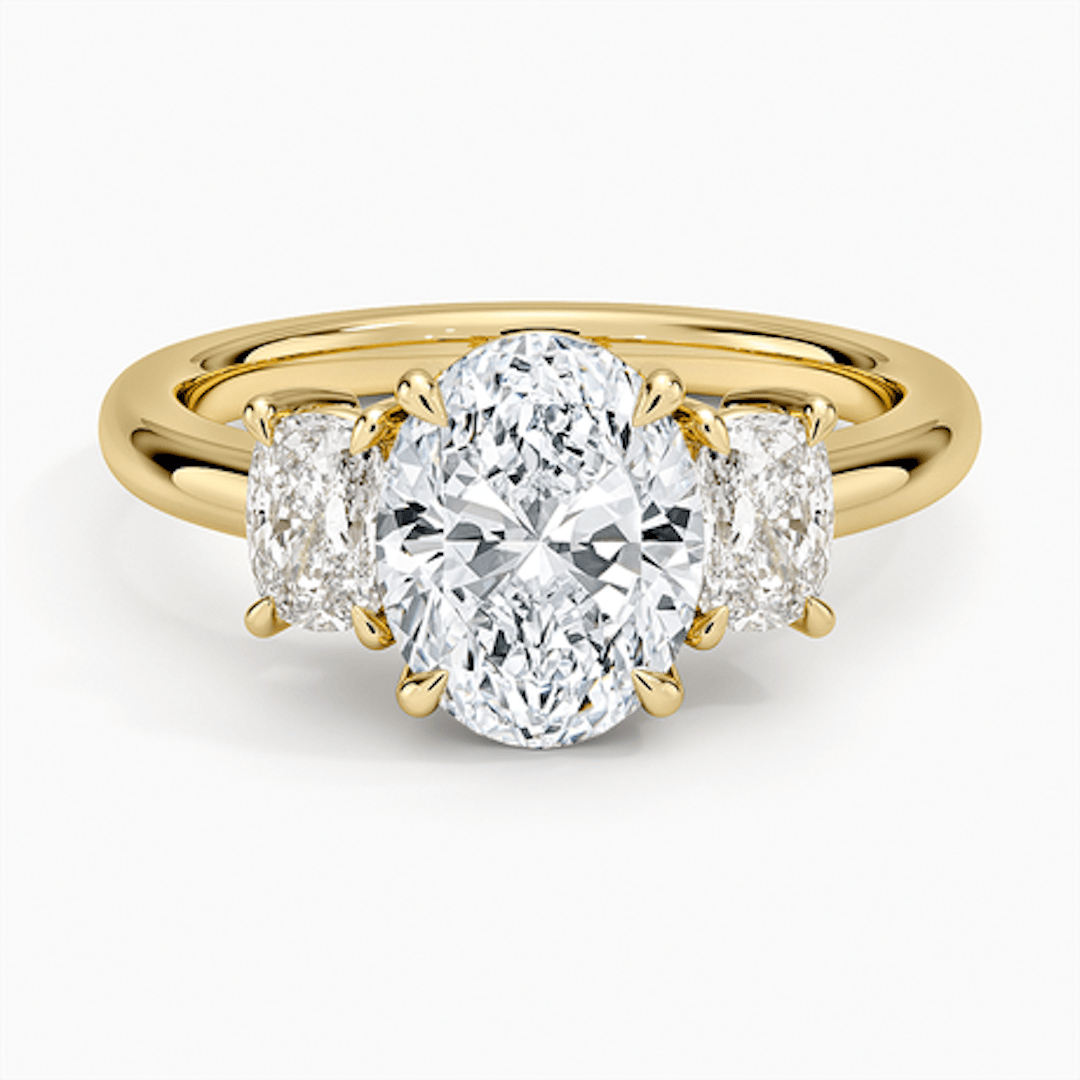 Three-Stone Engagement Rings