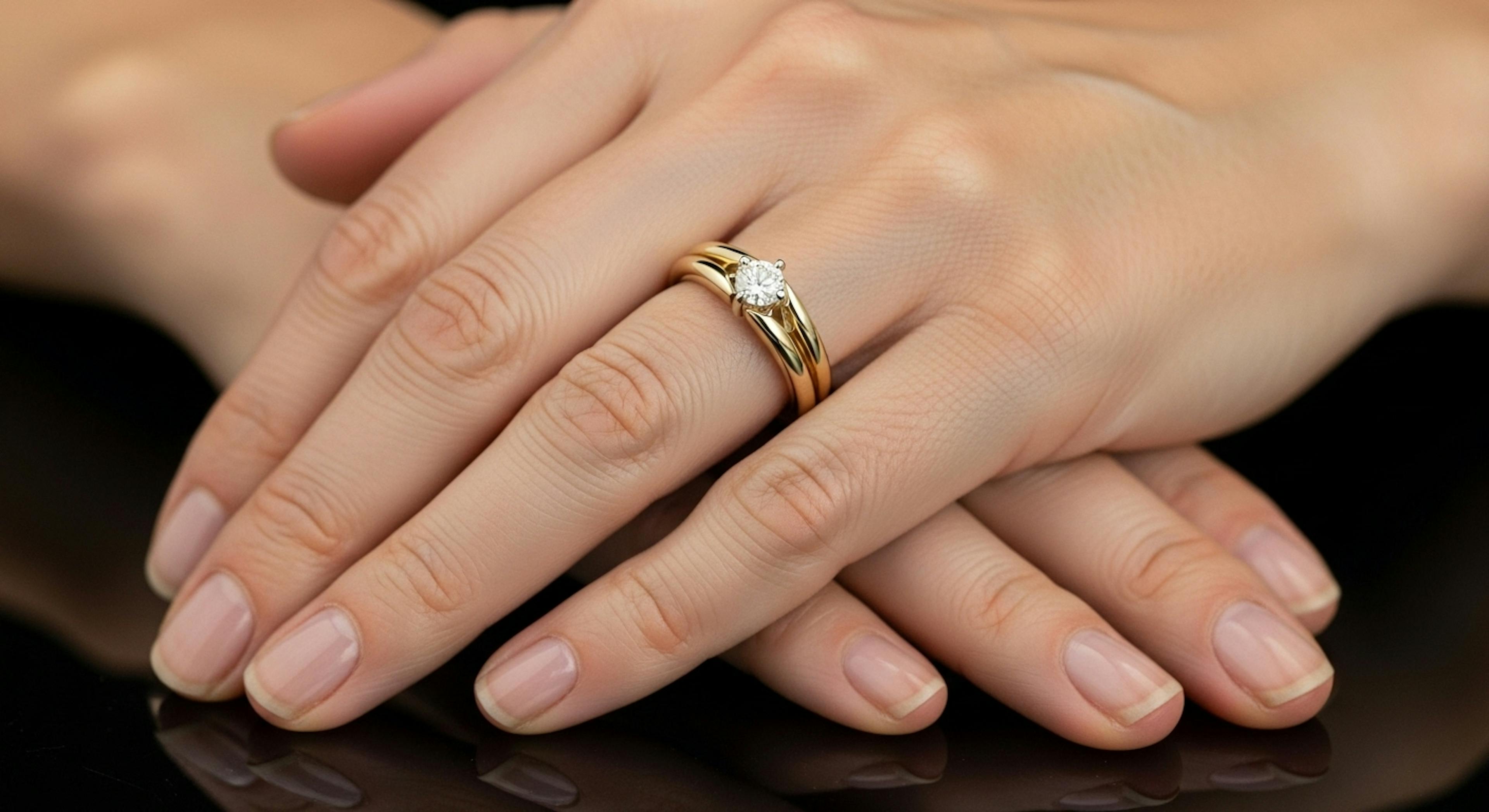 Fourteen karat and eighteen karat gold