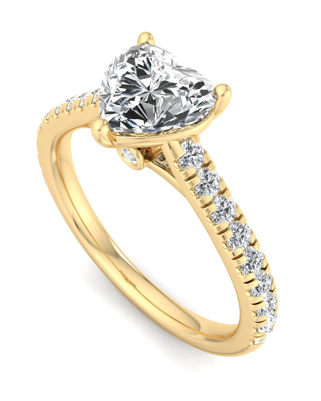 Heart Shaped Engagement Rings