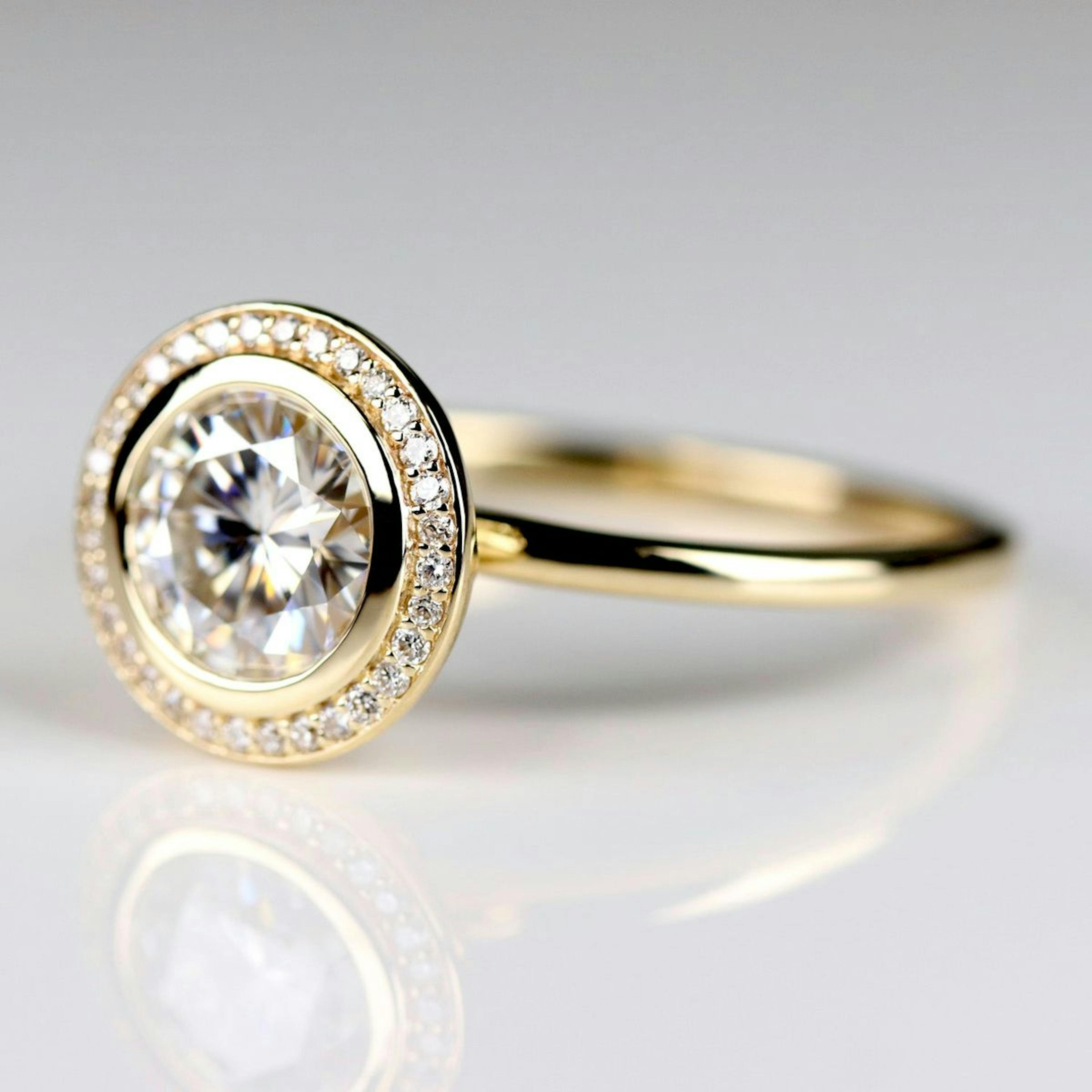 Bezel with Gemstone Centers