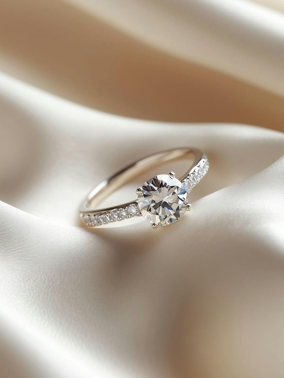 Mixed Metal Pavé Rings