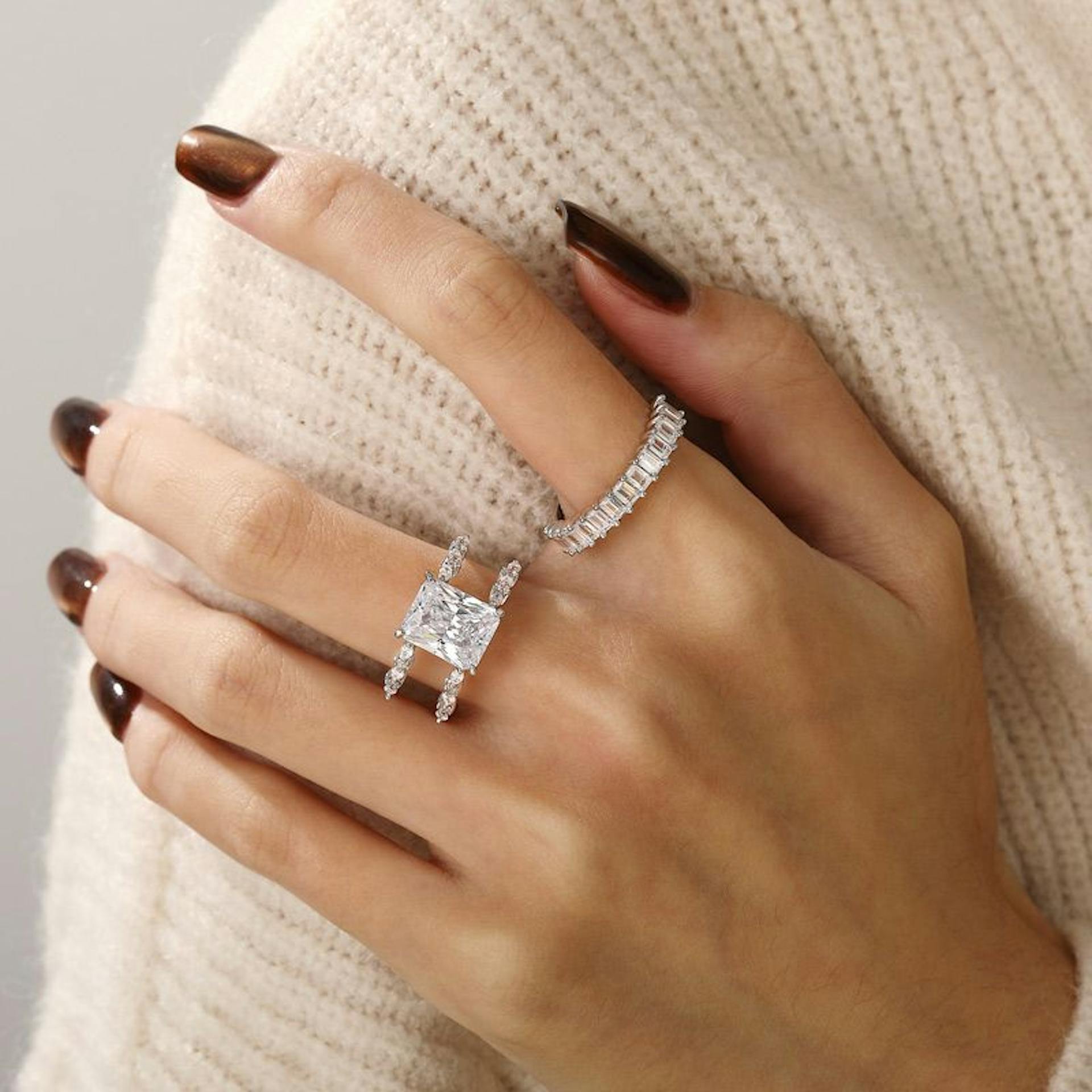 Vintage-Inspired Pavé Rings