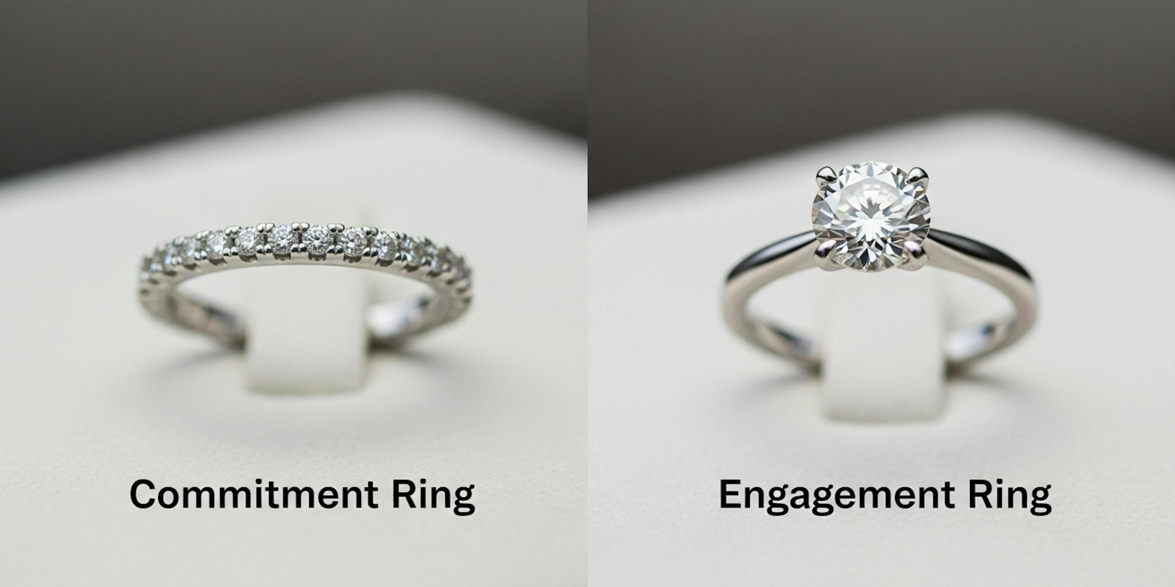 Commitment Rings Vs Engagement Rings: Key Differences