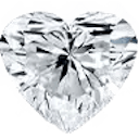 Natural Heart Cut Diamond