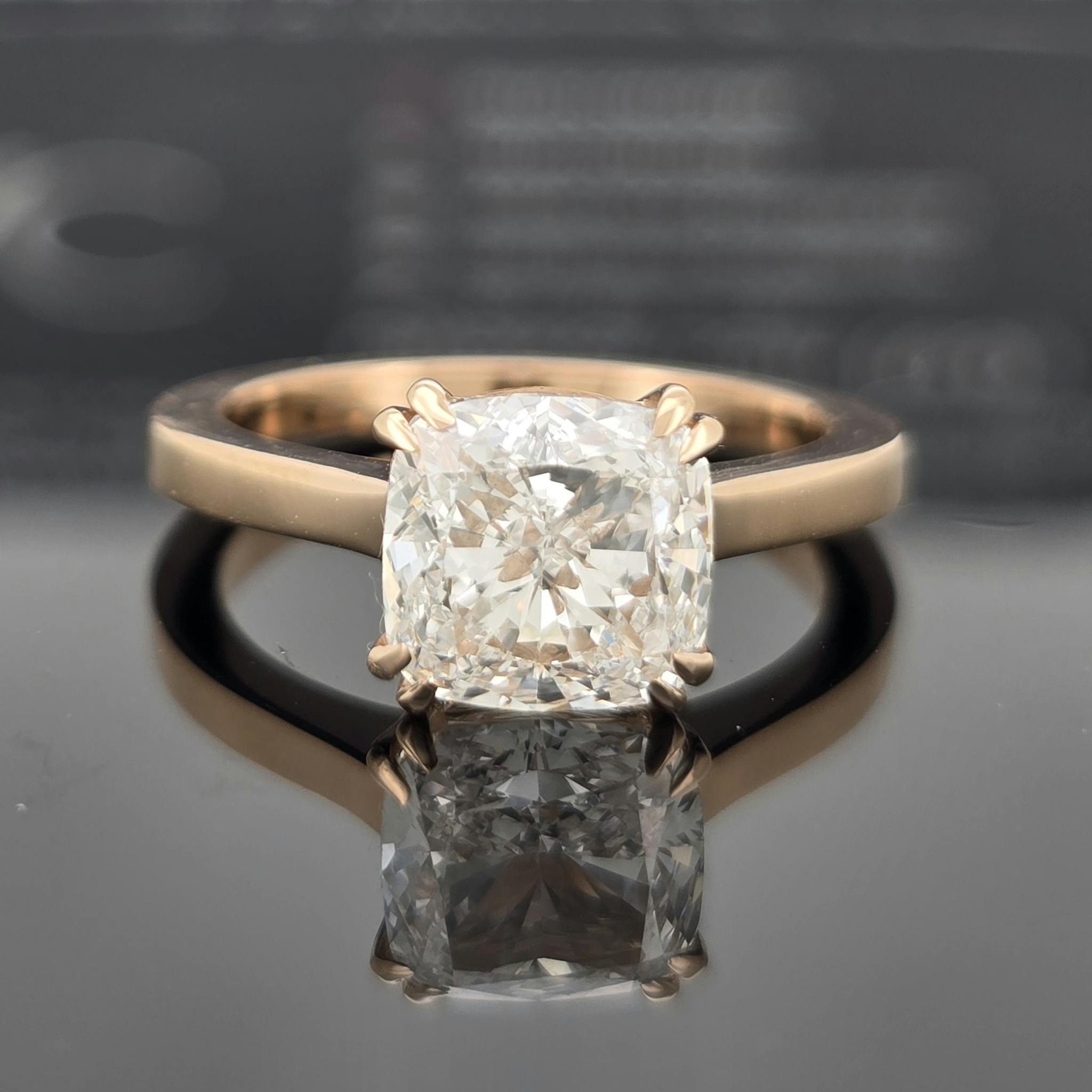 Diamond Ring in 14KT Rose Gold | 1111