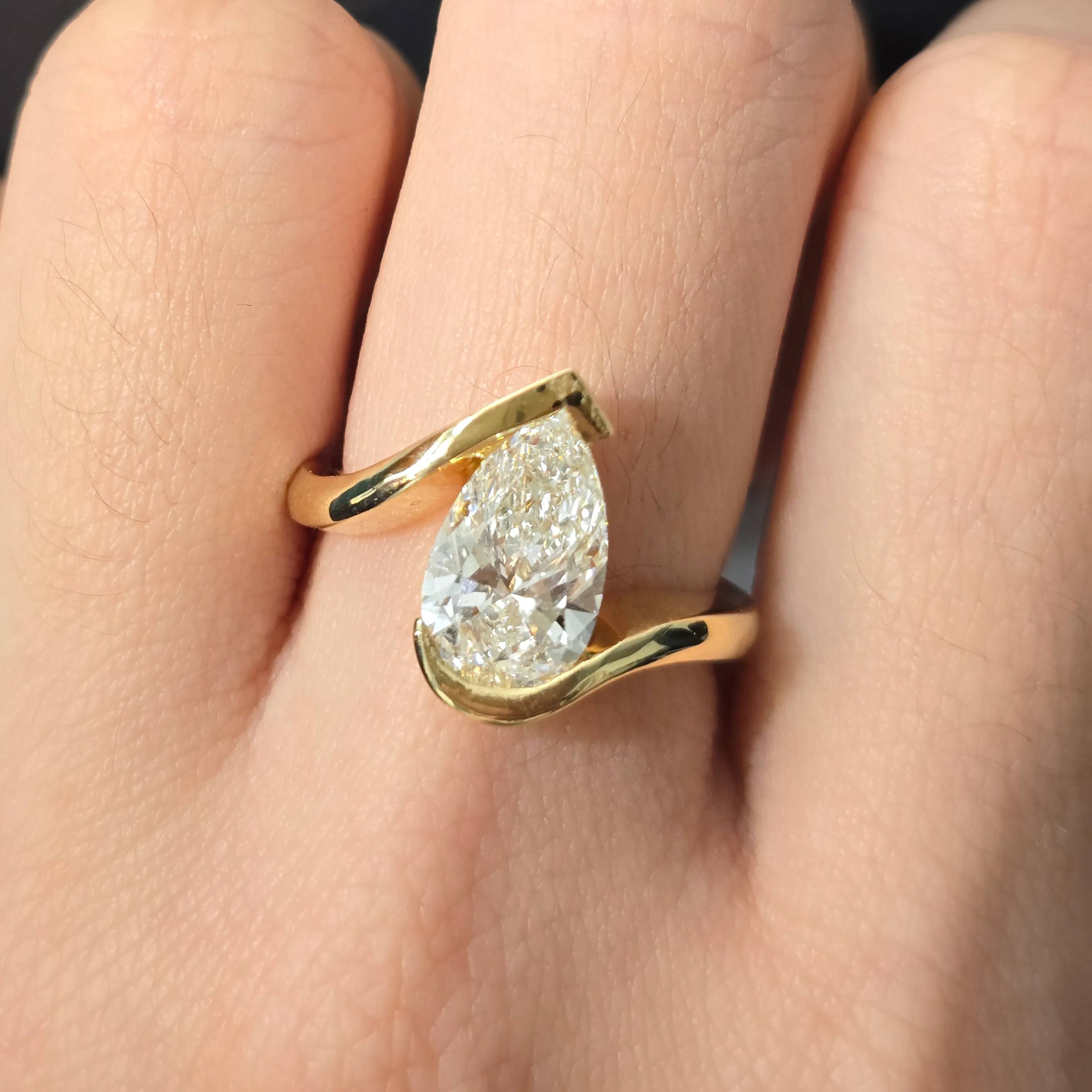 Diamond Ring in 14KT Yellow Gold | 1120