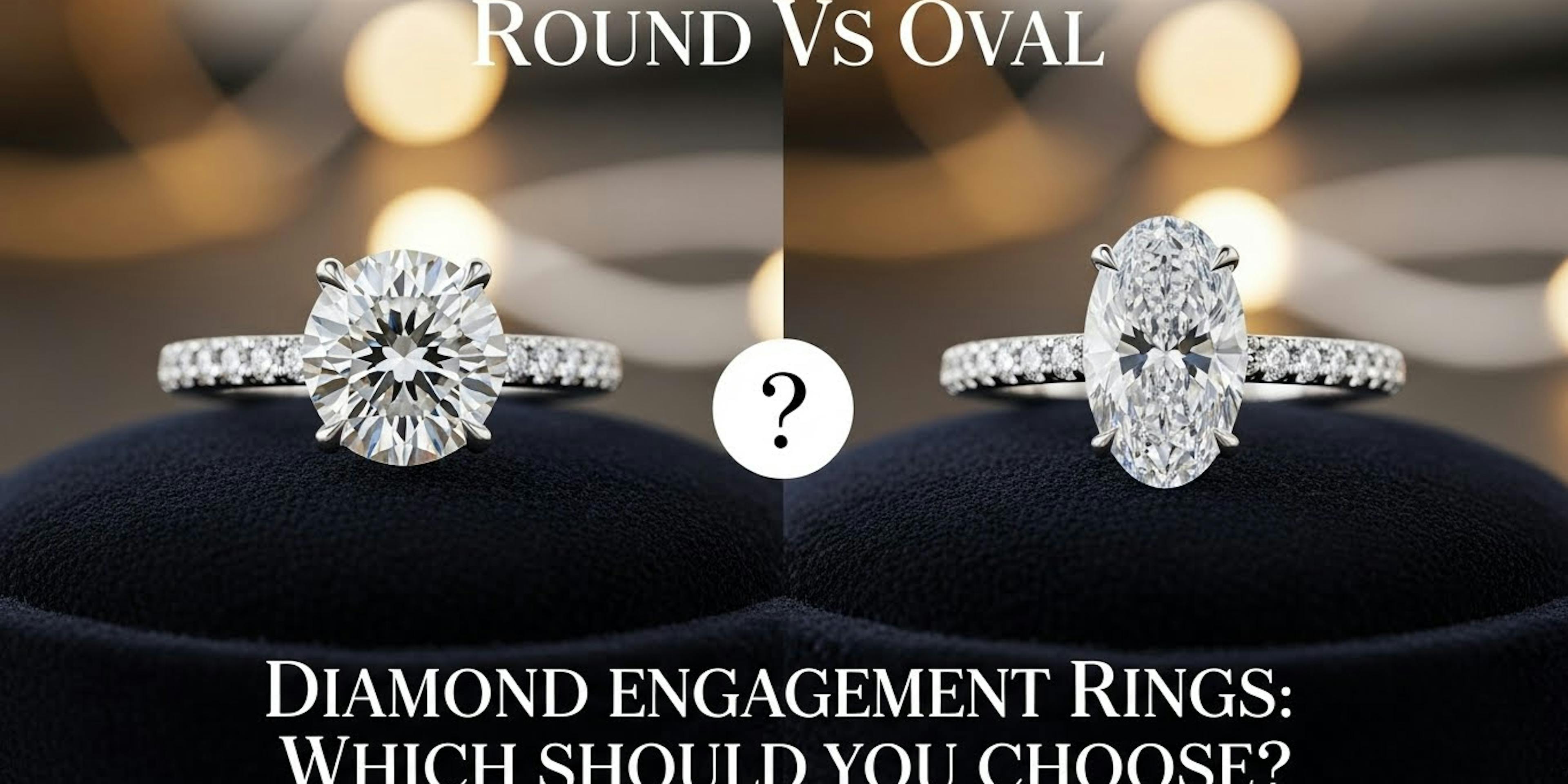 Round Vs Oval Diamond engagement Rings: Which Should You Choose?