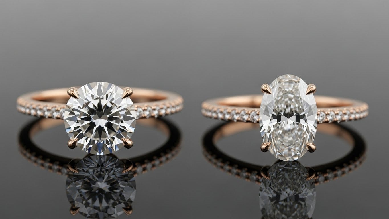 Engagement Ring Styles: Oval vs Round