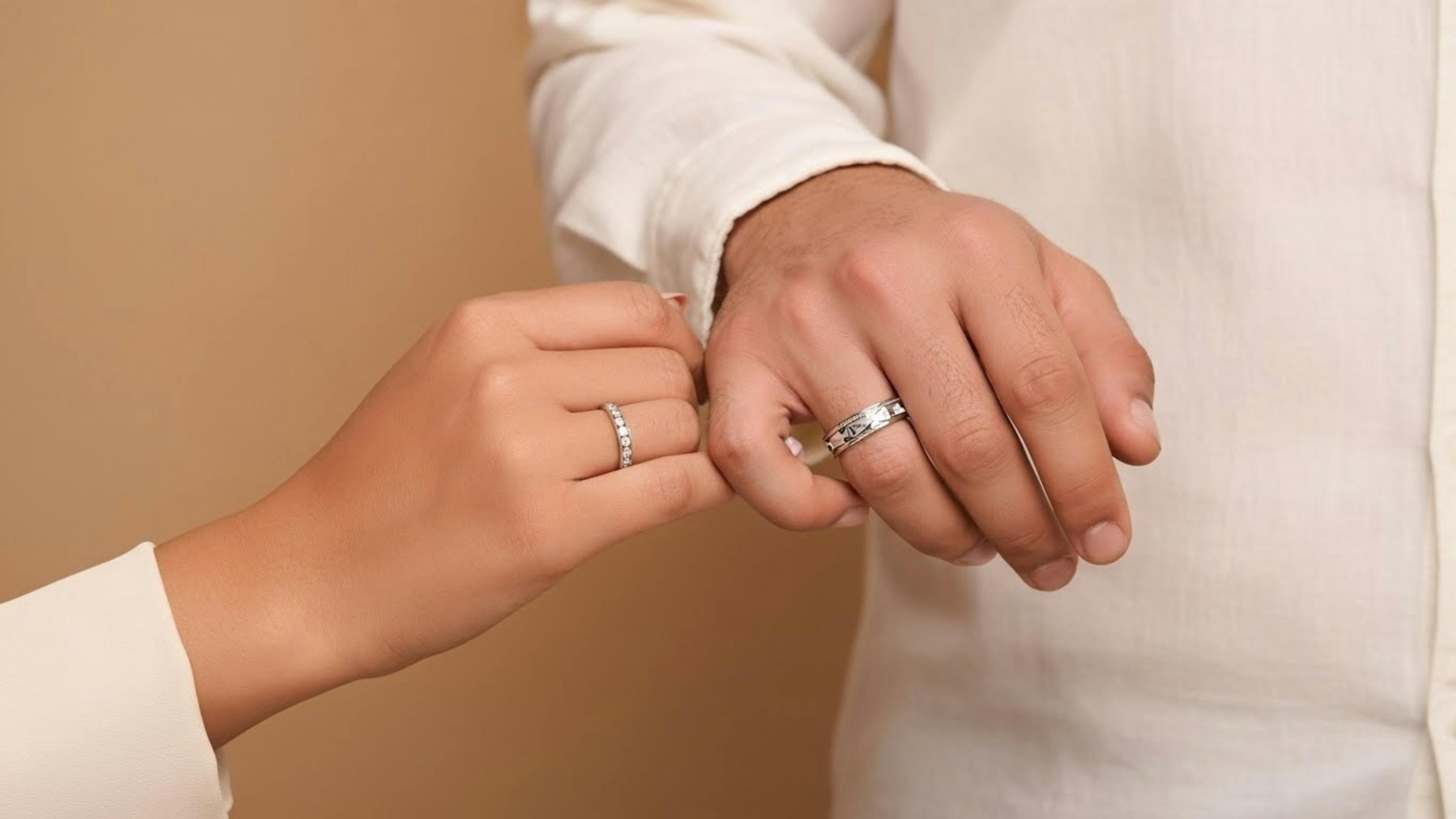 Modern Diamond Commitment Rings for Couples