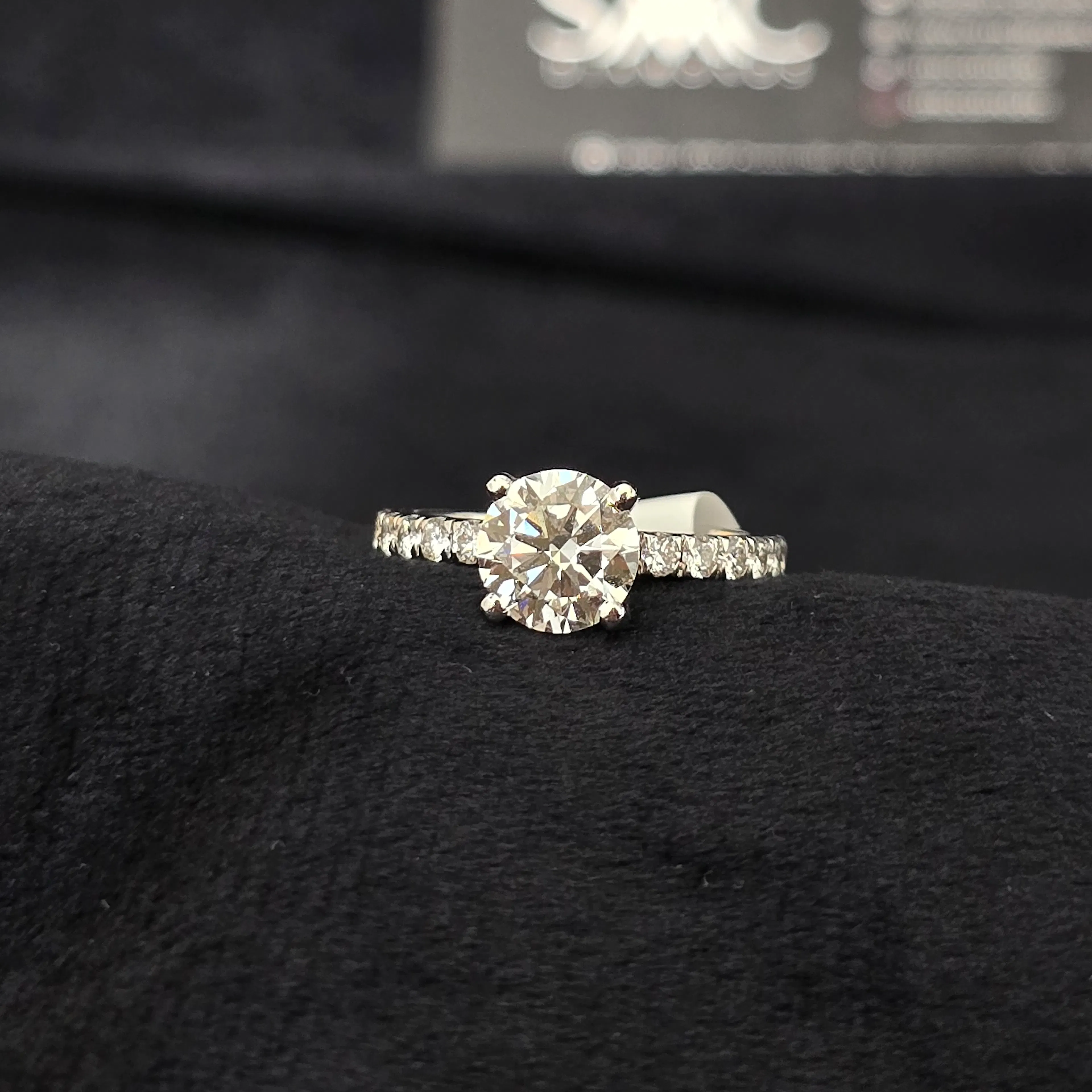 Diamond Ring in 14KT White Gold | 1006