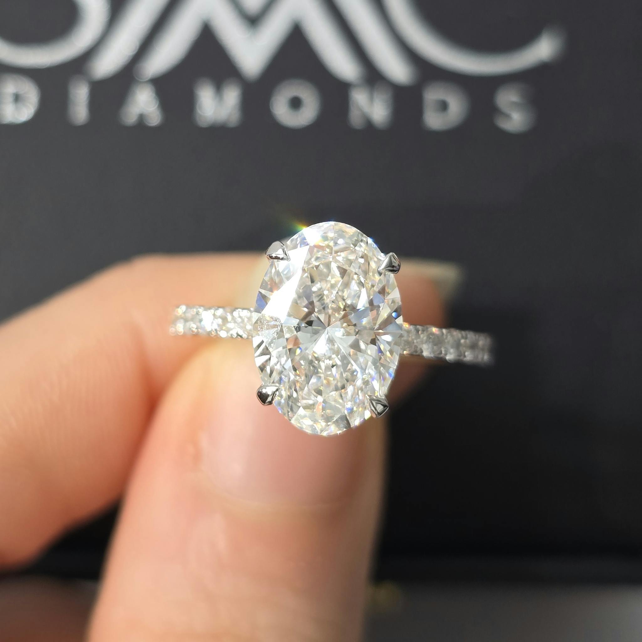 Diamond Ring in 14KT White Gold | 1129