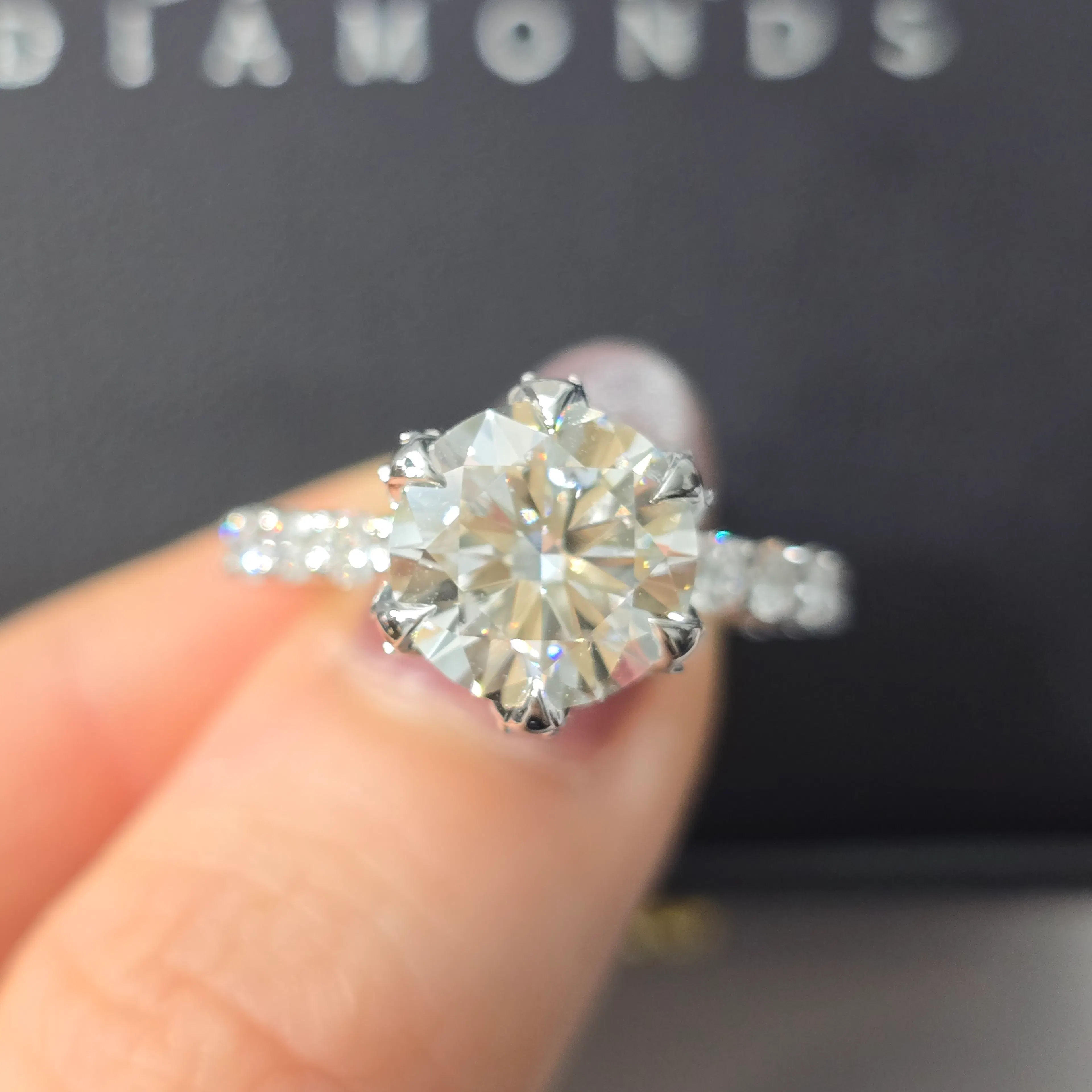 Diamond Ring in 14KT White Gold | 1123
