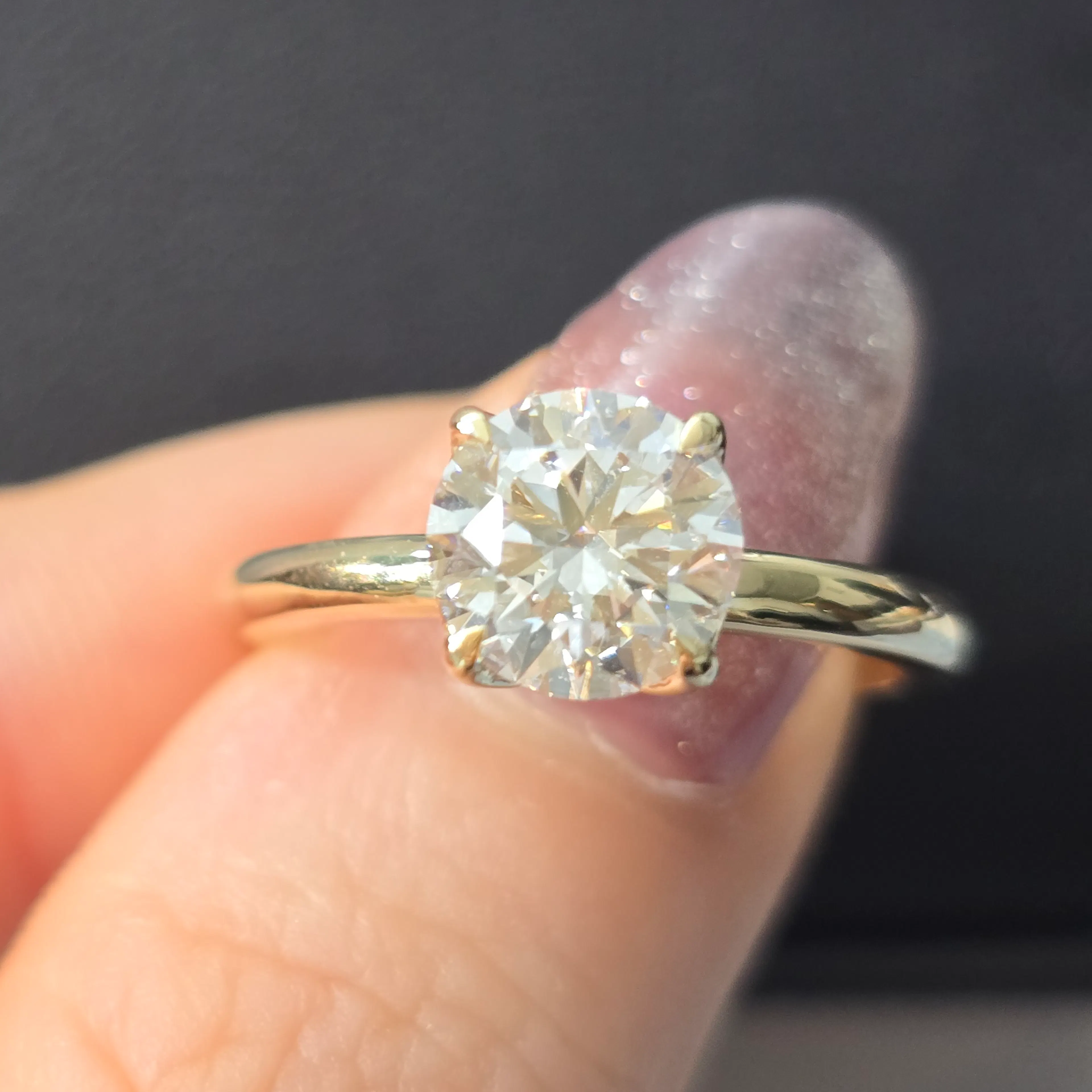 Diamond Ring in 14KT Yellow Gold | 1124