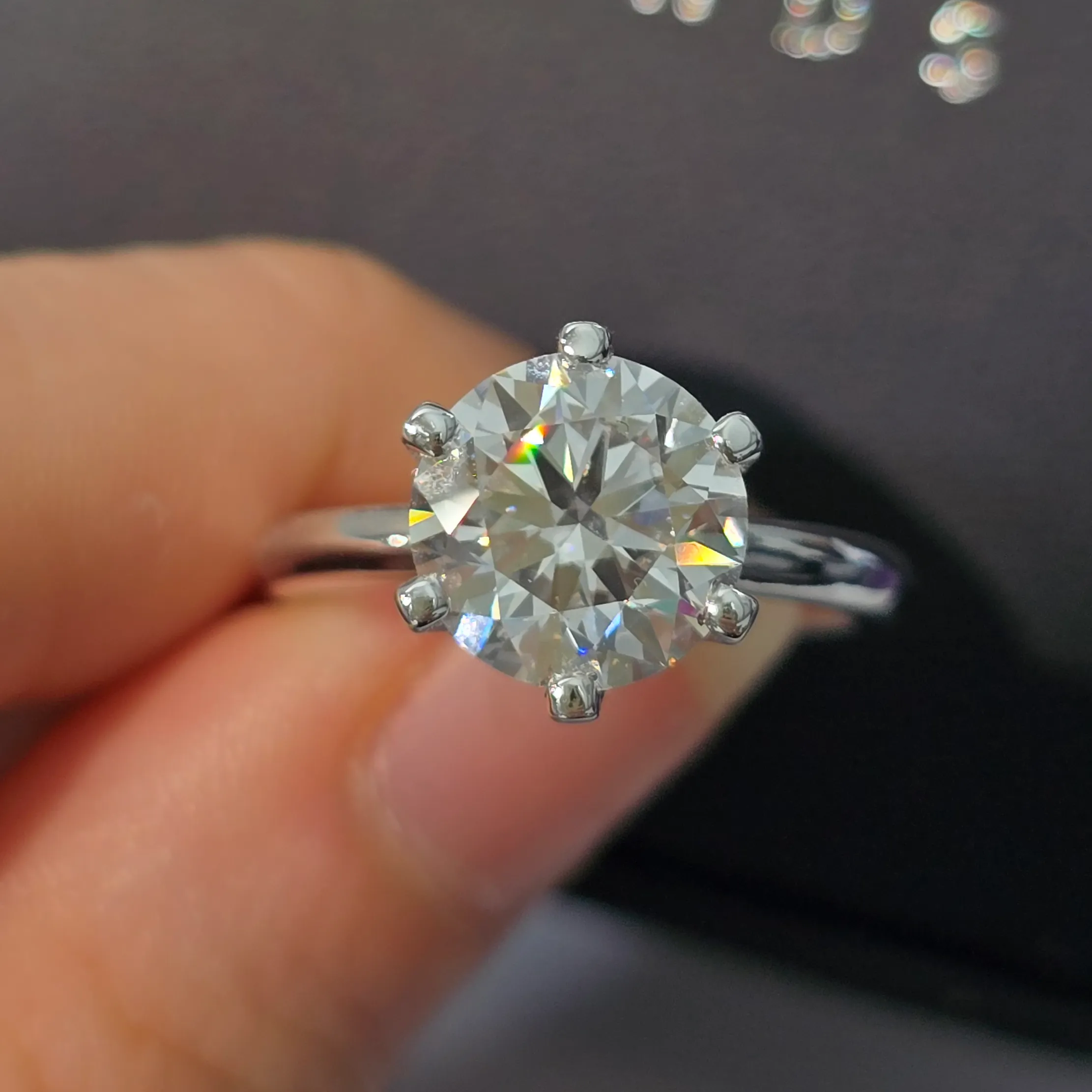 Diamond Ring in 14KT White Gold | 1103