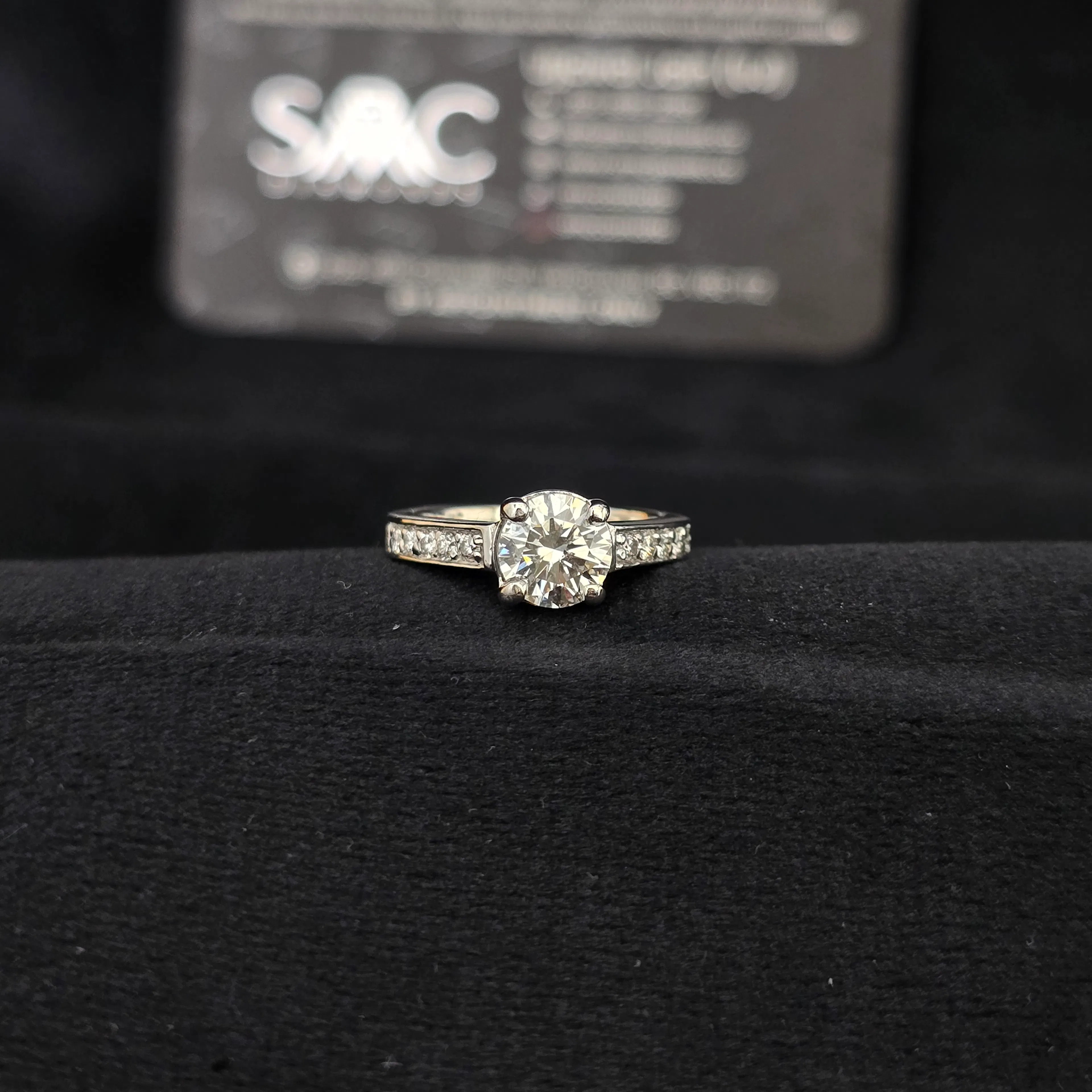 Diamond Ring in 14KT White Gold | 1087