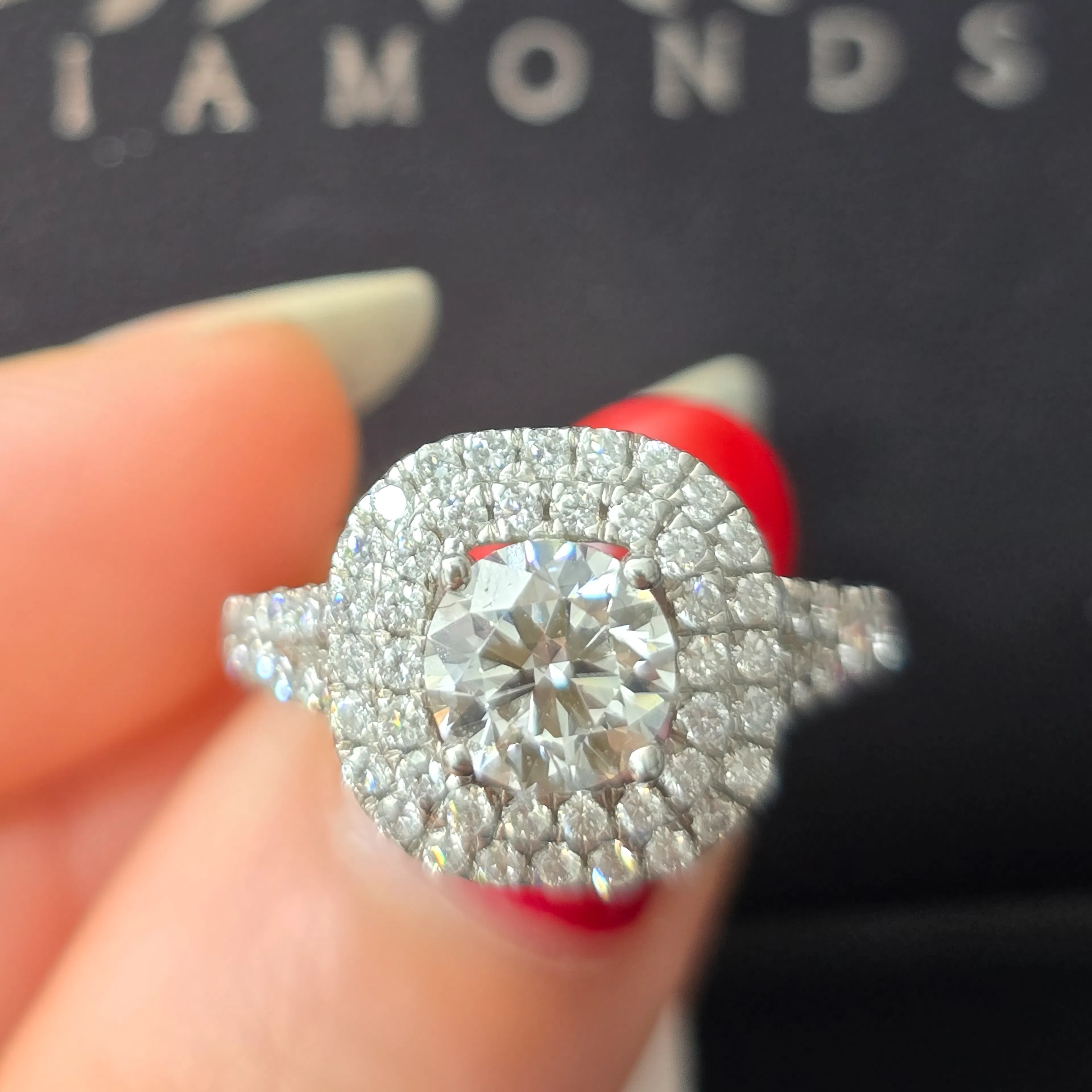 Diamond Ring in 14KT White Gold | 1130