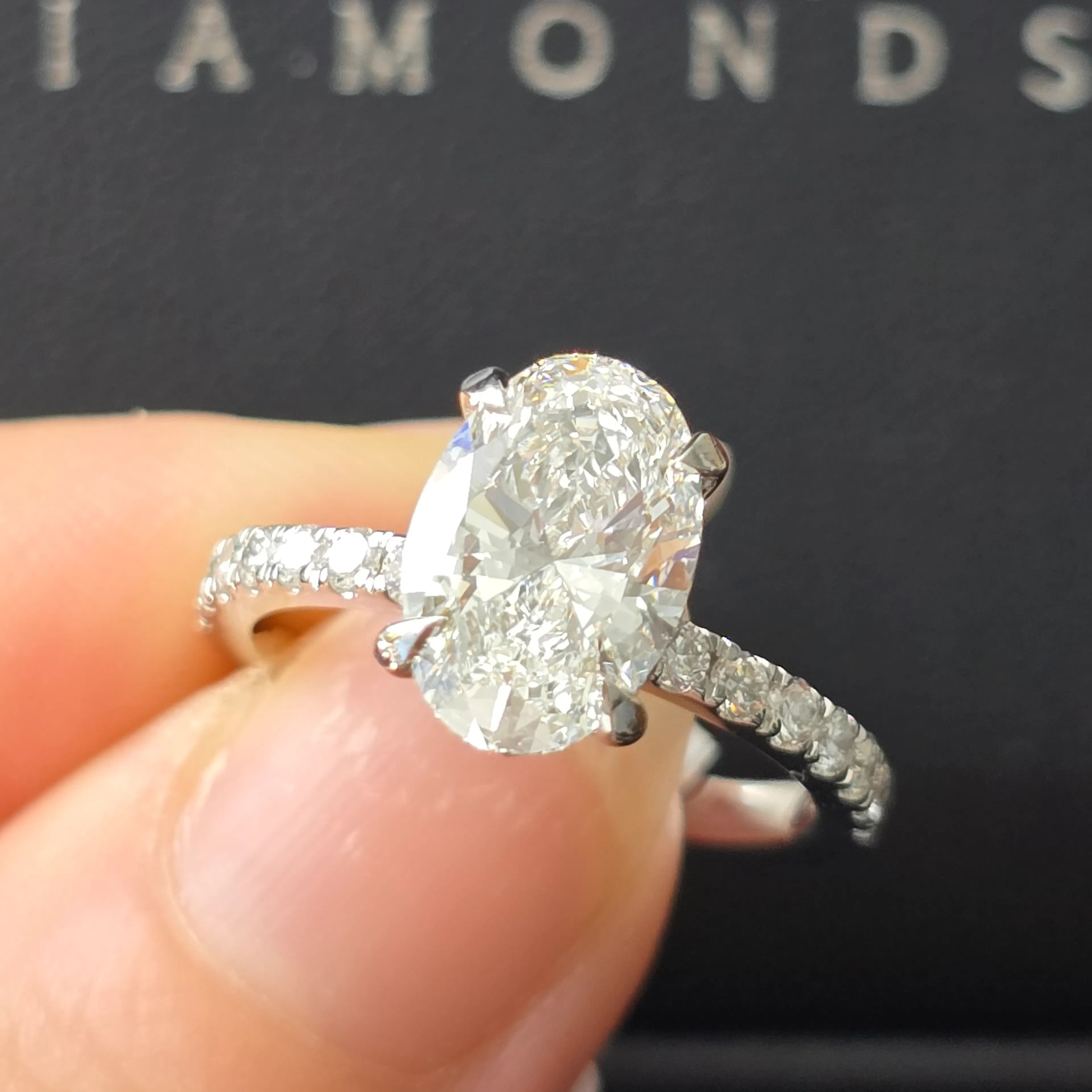 Diamond Ring in 14KT White Gold | 1136
