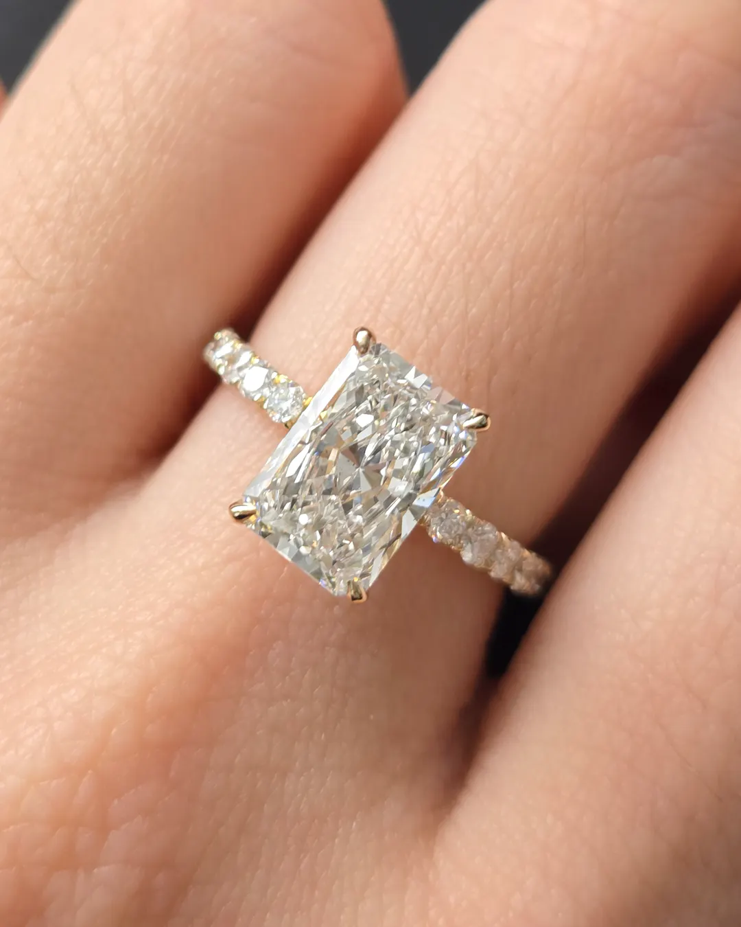 Radiant Cut Engagement Rings