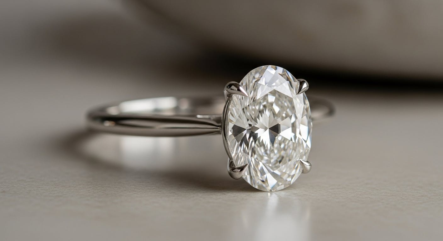 Oval Diamond Rings: Calm, Balanced, and Effortlessly Elegant
