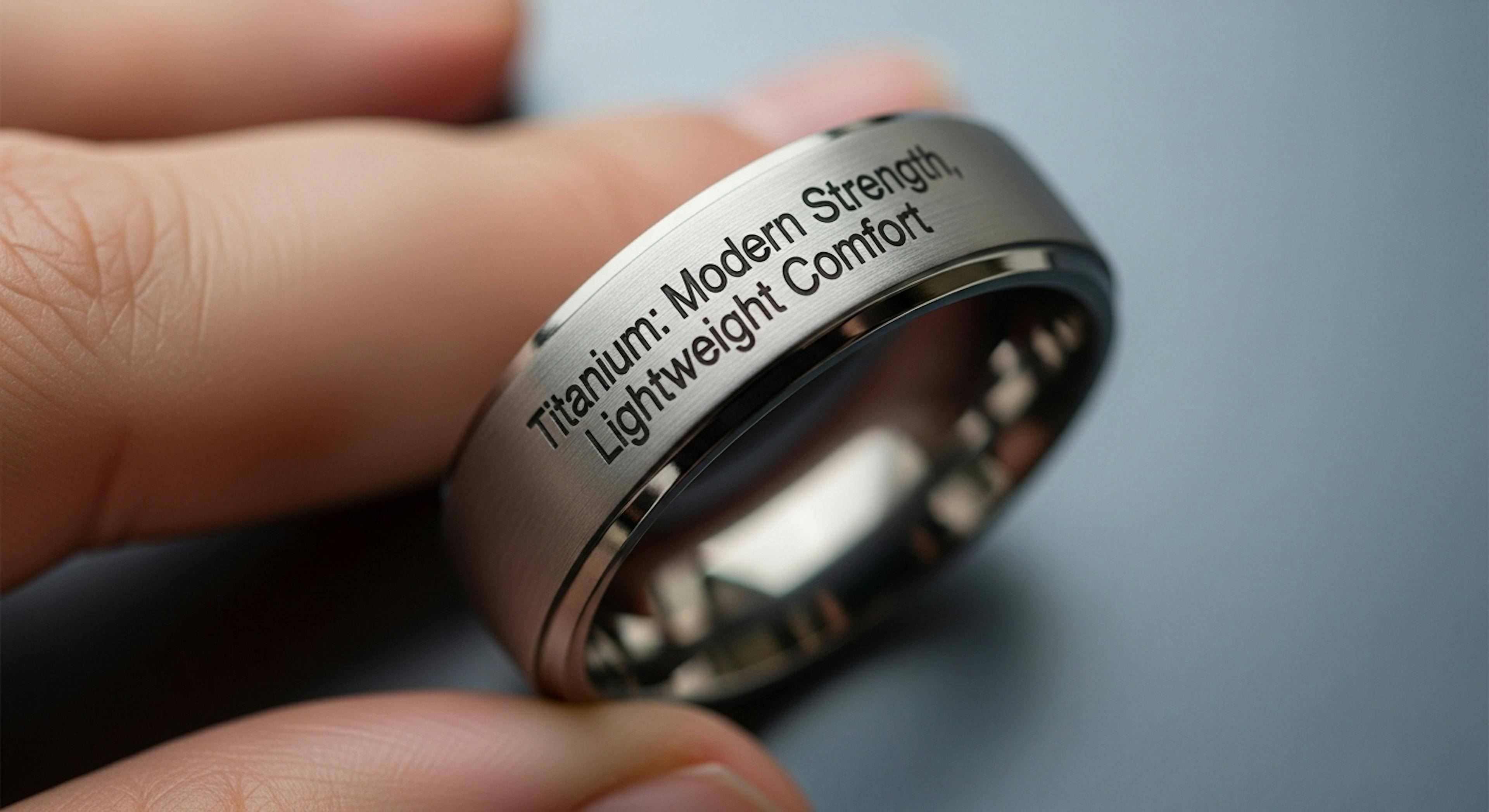 Titanium: Modern Strength, with Lightweight Comfort