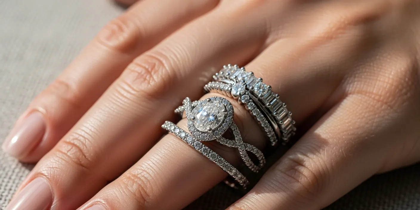 Appeal of Stacked Diamond Wedding Rings for Today’s Women