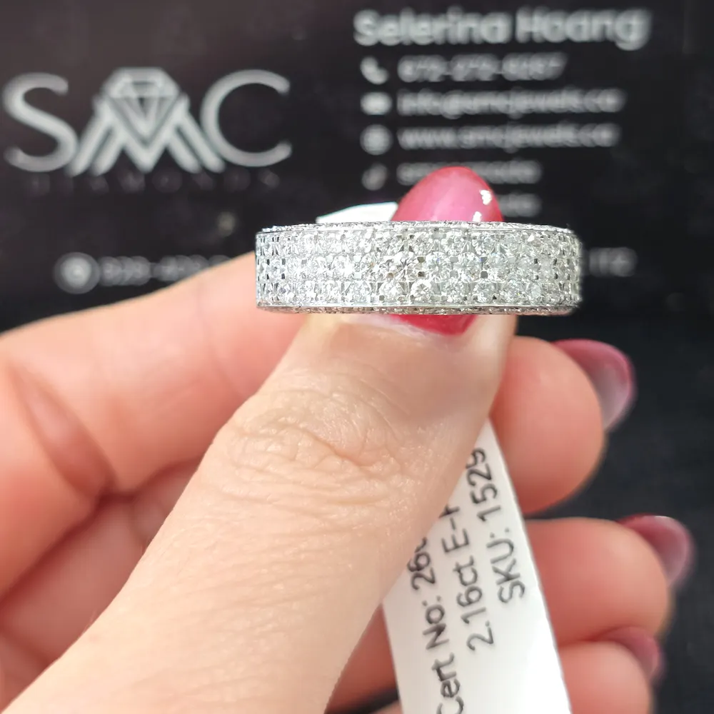 Wedding Band in 14KT White Gold | 1529