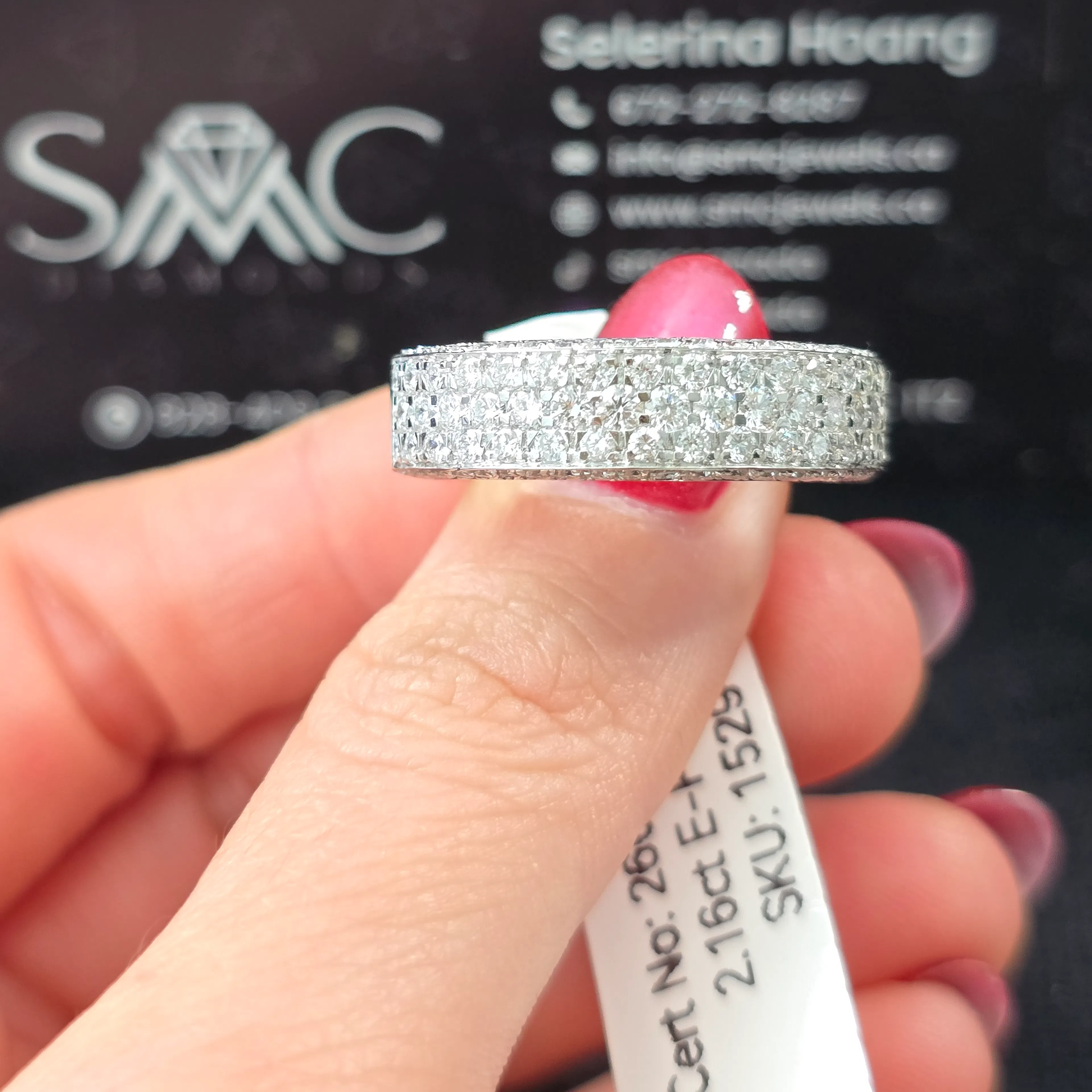 Diamond Ring in 14KT White Gold | 1529