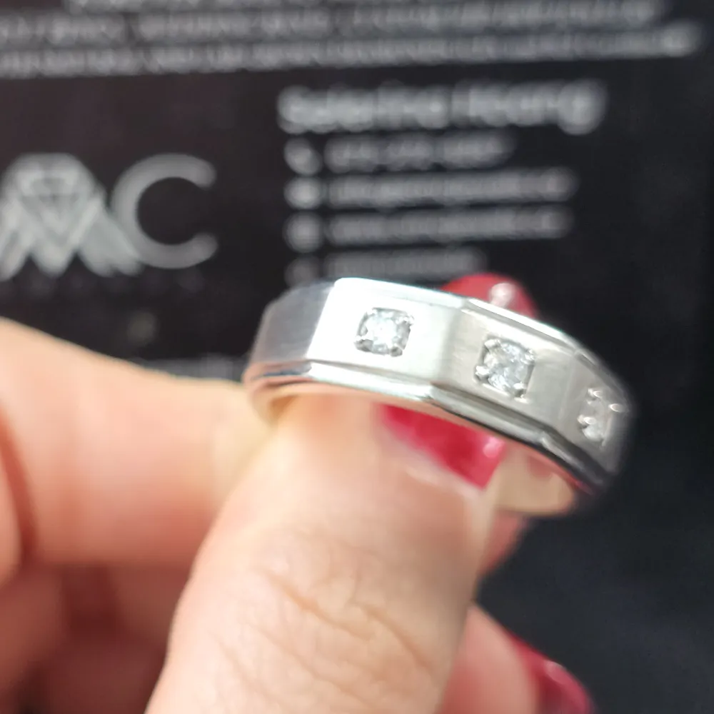 Wedding Band in 14KT White Gold | 1511